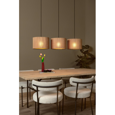 Lucide MAGIUS - Suspension - 3xE27 - Naturel