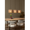 Lucide MAGIUS - Suspension - 3xE27 - Naturel