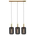 Lucide CORINA - Suspension - 3xE27 - Noir