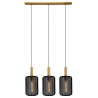Lucide CORINA - Suspension - 3xE27 - Noir