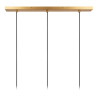 Lucide CORINA - Suspension - 3xE27 - Noir