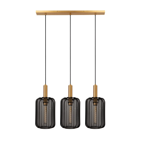 Lucide CORINA - Suspension - 3xE27 - Noir