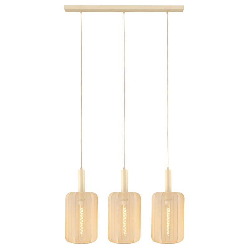 Lucide CORINA - Suspension - 3xE27 - Crème