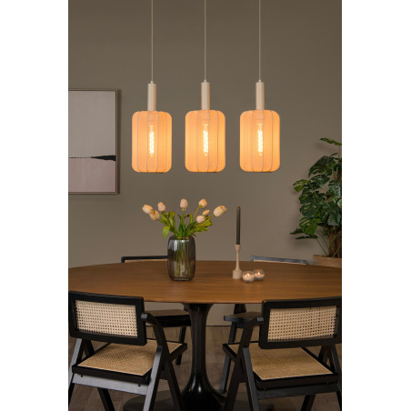 Lucide CORINA - Suspension - 3xE27 - Crème