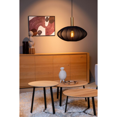 Lucide CORINA - Suspension - Ø 50 cm - 1xE27 - Noir