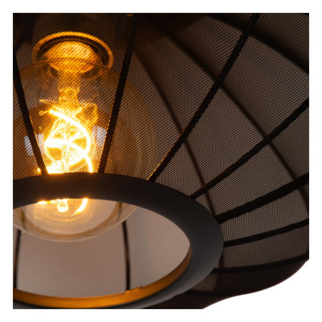 Lucide CORINA - Suspension - Ø 50 cm - 1xE27 - Noir