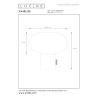 Lucide CHARLIZE - Lampe de table - Ø 23 cm - 1xE27 - Vert