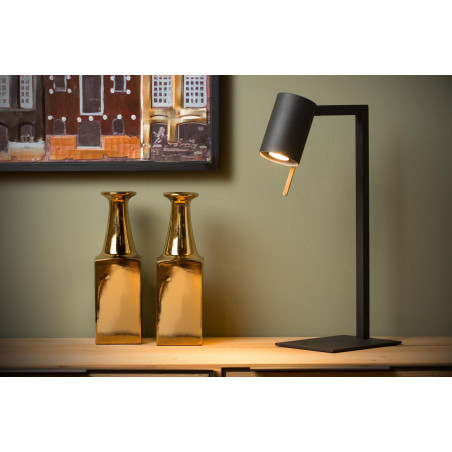 Lucide LESLEY - Lampe de bureau - 1xGU10 (MR16) - Noir