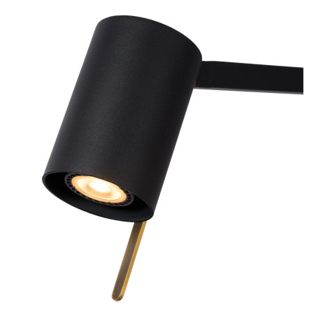 Lucide LESLEY - Lampe de bureau - 1xGU10 (MR16) - Noir