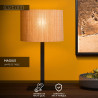 Lucide MAGIUS - Lampe de table - Ø 28 cm - 1xE27 - Naturel