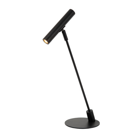 Lucide ALEC - Lampe de bureau - LED 3 StepDim - G9 - 1x3W 2700K - Des anneaux interchangeables inclus - Noir