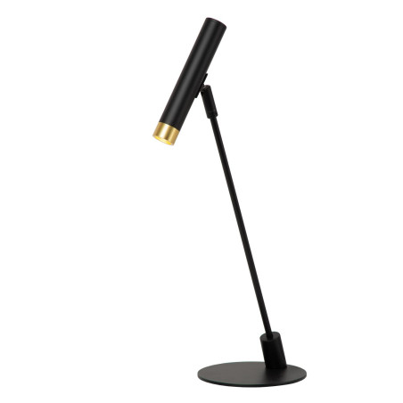 Lucide ALEC - Lampe de bureau - LED 3 StepDim - G9 - 1x3W 2700K - Des anneaux interchangeables inclus - Noir