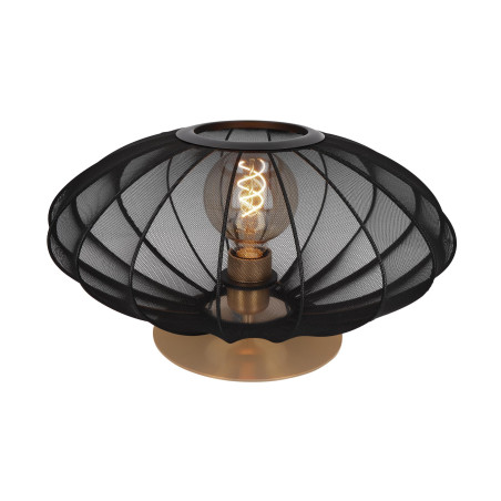 Lucide CORINA - Lampe de table - Ø 40 cm - 1xE27 - Noir