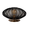Lucide CORINA - Lampe de table - Ø 40 cm - 1xE27 - Noir