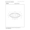 Lucide CORINA - Lampe de table - Ø 40 cm - 1xE27 - Noir