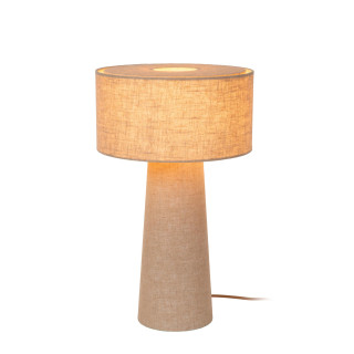 Lucide LEEROY - Lampe de table - Ø 30 cm - 1xE27 - Taupe