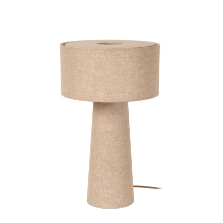 Lucide LEEROY - Lampe de table - Ø 30 cm - 1xE27 - Taupe