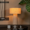 Lucide LEEROY - Lampe de table - Ø 30 cm - 1xE27 - Taupe
