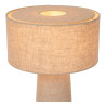 Lucide LEEROY - Lampe de table - Ø 30 cm - 1xE27 - Taupe