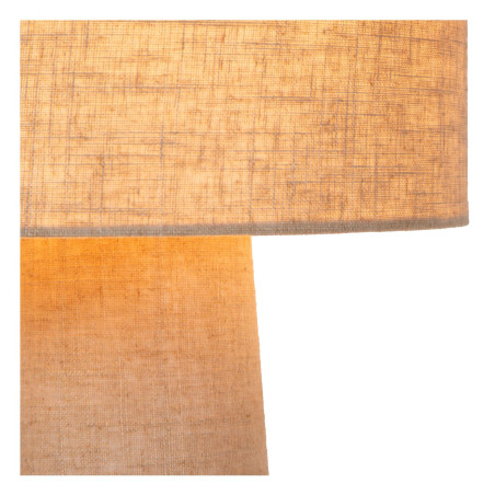 Lucide LEEROY - Lampe de table - Ø 30 cm - 1xE27 - Taupe