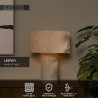 Lucide LEEROY - Lampe de table - 1xE27 - Taupe