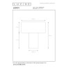 Lucide LEEROY - Lampe de table - 1xE27 - Taupe