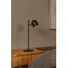 Lucide SKANSKA RECH - Lampe de bureau Rechargeable Intérieur/Extérieur - - L 21 x P 16 x H 46 cm - Café / Noir