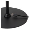 Lucide SKANSKA RECH - Lampe de bureau Rechargeable Intérieur/Extérieur - - L 21 x P 16 x H 46 cm - Café / Noir