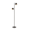 Lucide SKANSKA - Lampadaire - LED 3 StepDim - 2x5W 3000K - Noir