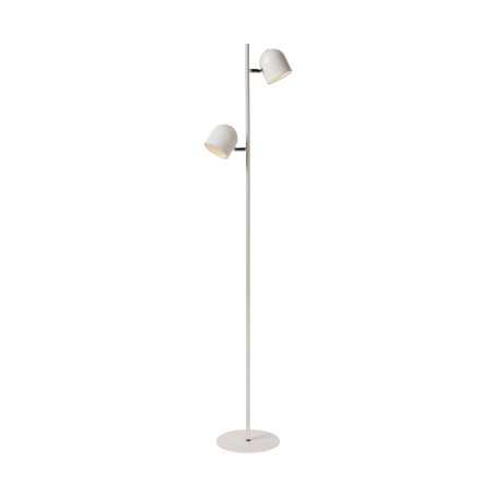 Lucide SKANSKA - Lampadaire - LED 3 StepDim - 2x5W 3000K - Blanc