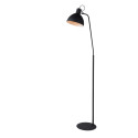 Lucide SHADI - Lampadaire / lampe de lecture - 1xE27 - Noir