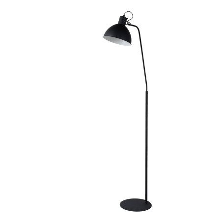 Lucide SHADI - Lampadaire / lampe de lecture - 1xE27 - Noir