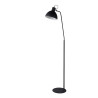 Lucide SHADI - Lampadaire / lampe de lecture - 1xE27 - Noir
