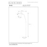 Lucide SHADI - Lampadaire / lampe de lecture - 1xE27 - Noir