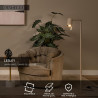 Lucide LESLEY - Lampadaire / lampe de lecture - 1xGU10 (MR16) - Taupe