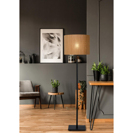 Lucide MAGIUS - Lampadaire - Ø 42 cm - 1xE27 - Naturel