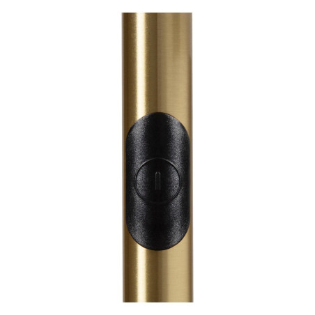 Lucide CELESTE - Lampadaire - Ø 28 cm - LED Dim. - 1x21W 2700K - Or Mat / Laiton