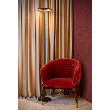 Lucide CELESTE - Lampadaire - Ø 28 cm - LED Dim. - 1x21W 2700K - Noir