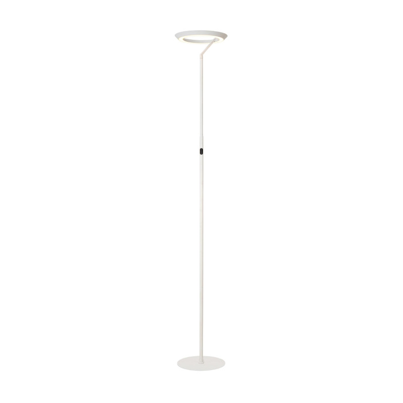 Lucide CELESTE - Lampadaire - Ø 28 cm - LED Dim. - 1x21W 2700K - Blanc