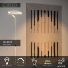 Lucide CELESTE - Lampadaire - Ø 28 cm - LED Dim. - 1x21W 2700K - Blanc