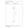 Lucide CELESTE - Lampadaire - Ø 28 cm - LED Dim. - 1x21W 2700K - Blanc