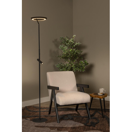 Lucide CELESTE - Lampadaire - Ø 28 cm - LED Dim. - 2700K - Noir - Essential