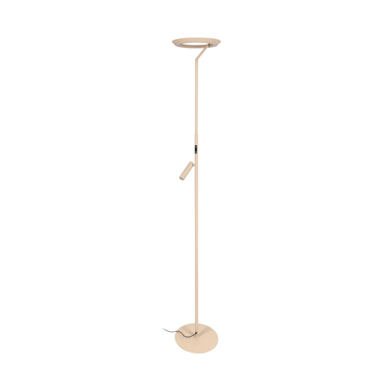 Lucide CELESTE - Lampadaire - Ø 28 cm - LED Dim. - 2700K - Taupe - Essential