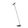 Lucide ALEC - Lampadaire - LED 3 StepDim - G9 - 1x3W 2700K - Des anneaux interchangeables inclus - Noir