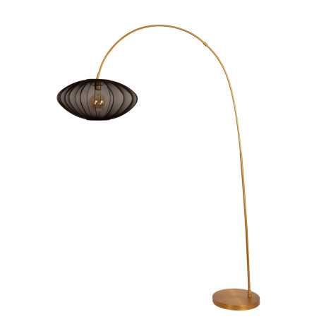 Lucide CORINA - Lampadaire arceau - 1xE27 - Noir
