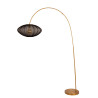 Lucide CORINA - Lampadaire arceau - 1xE27 - Noir
