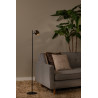 Lucide SKANSKA RECH - Lampadaire Rechargeable Intérieur/Extérieur - Batterie/Piles - Ø 23 cm - LED - H 137 cm - Café / Noir