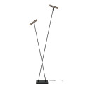 Lucide DUARTE - Lampadaire - 2xG9 - Fer gris - Vibes