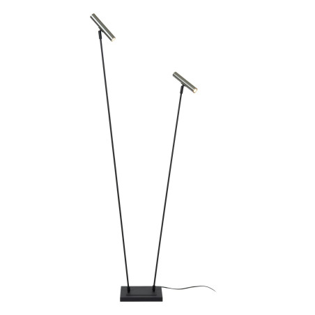 Lucide DUARTE - Lampadaire - 2xG9 - Fer gris - Vibes