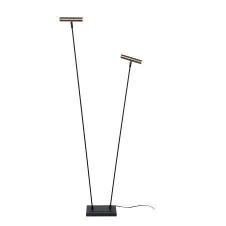 Lucide DUARTE - Lampadaire - 2xG9 - Fer gris - Vibes